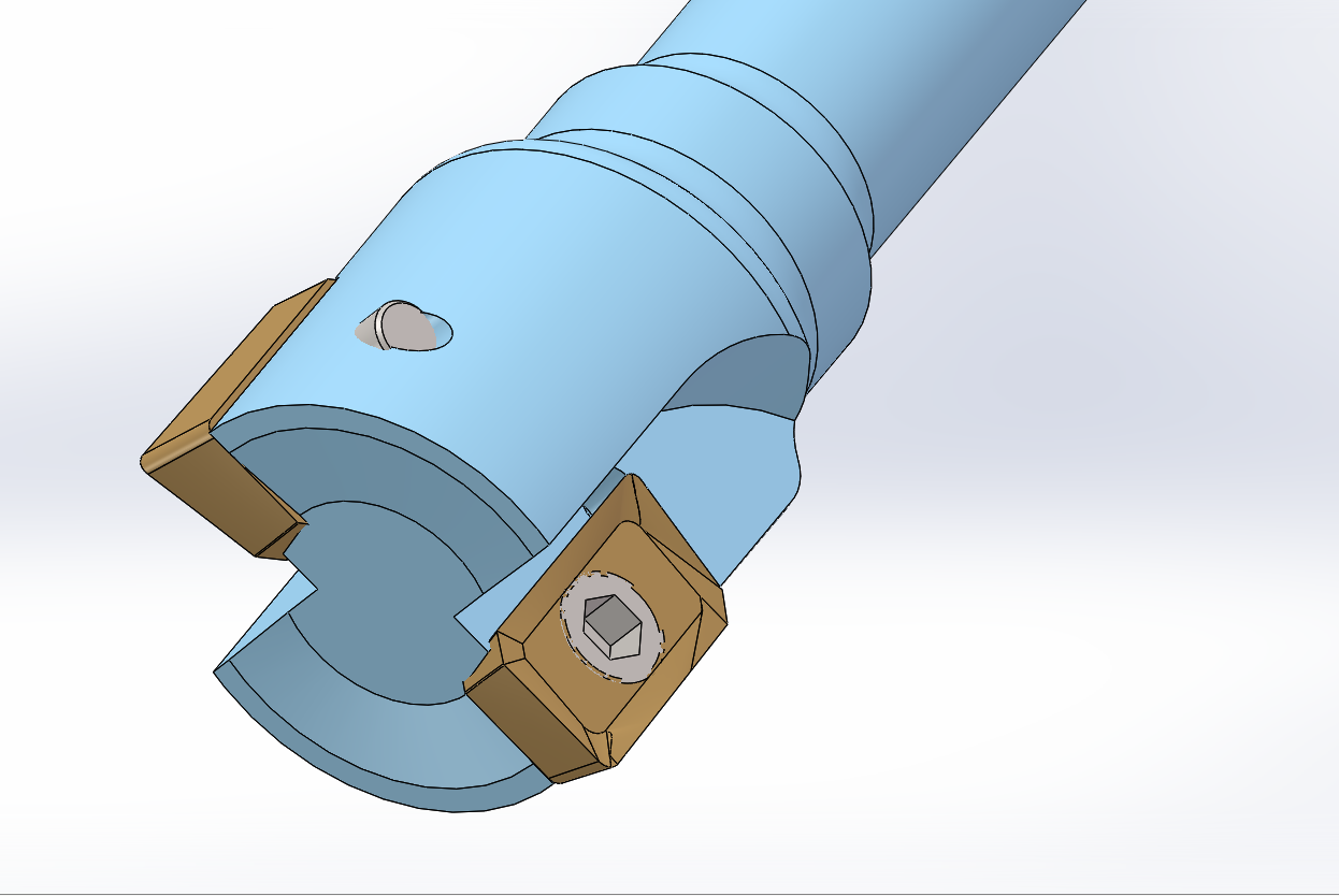 30mm 2刃 1604硬质合金铣刀