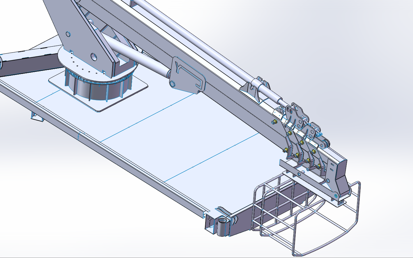 22米云梯液压平台