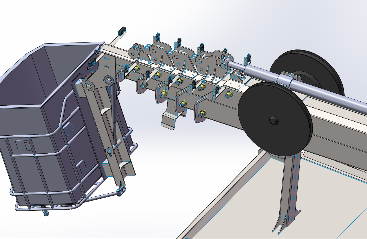28米云梯升降液压平台
