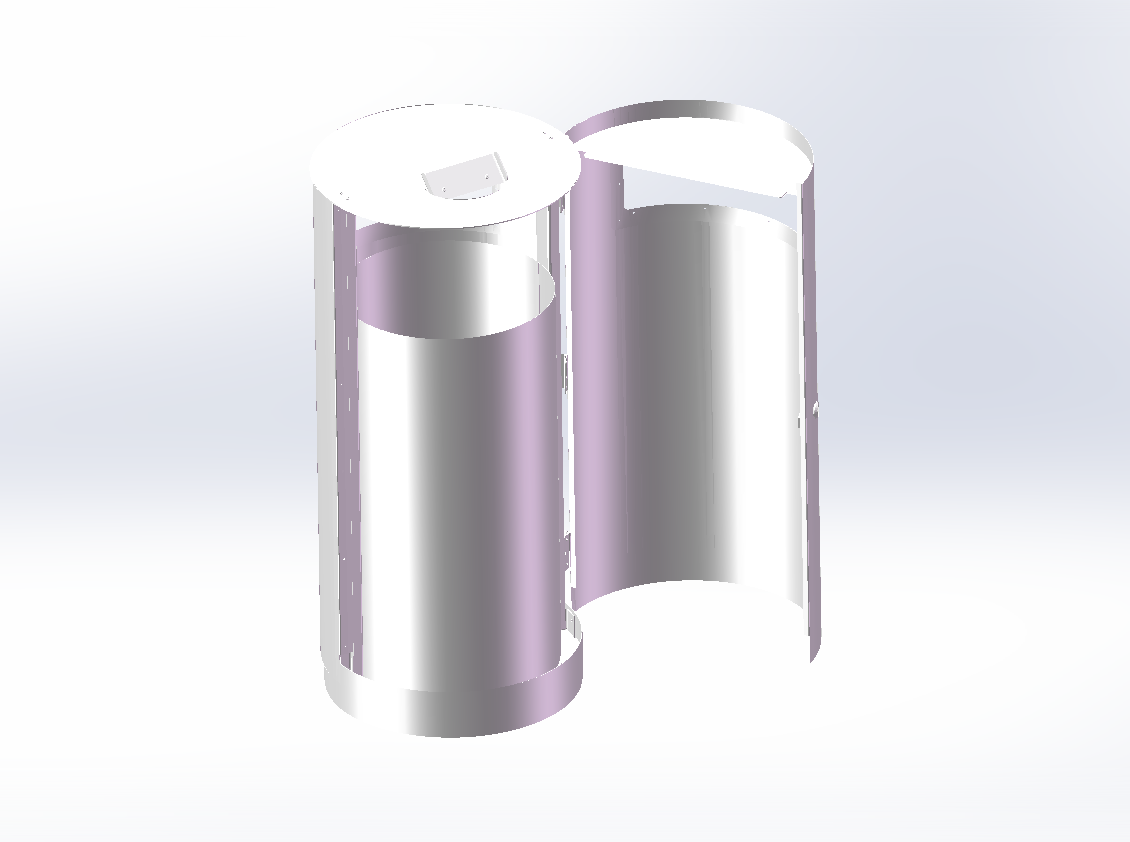 城市公共不锈钢垃圾箱